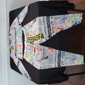 2 pcs Novelty Pants Set